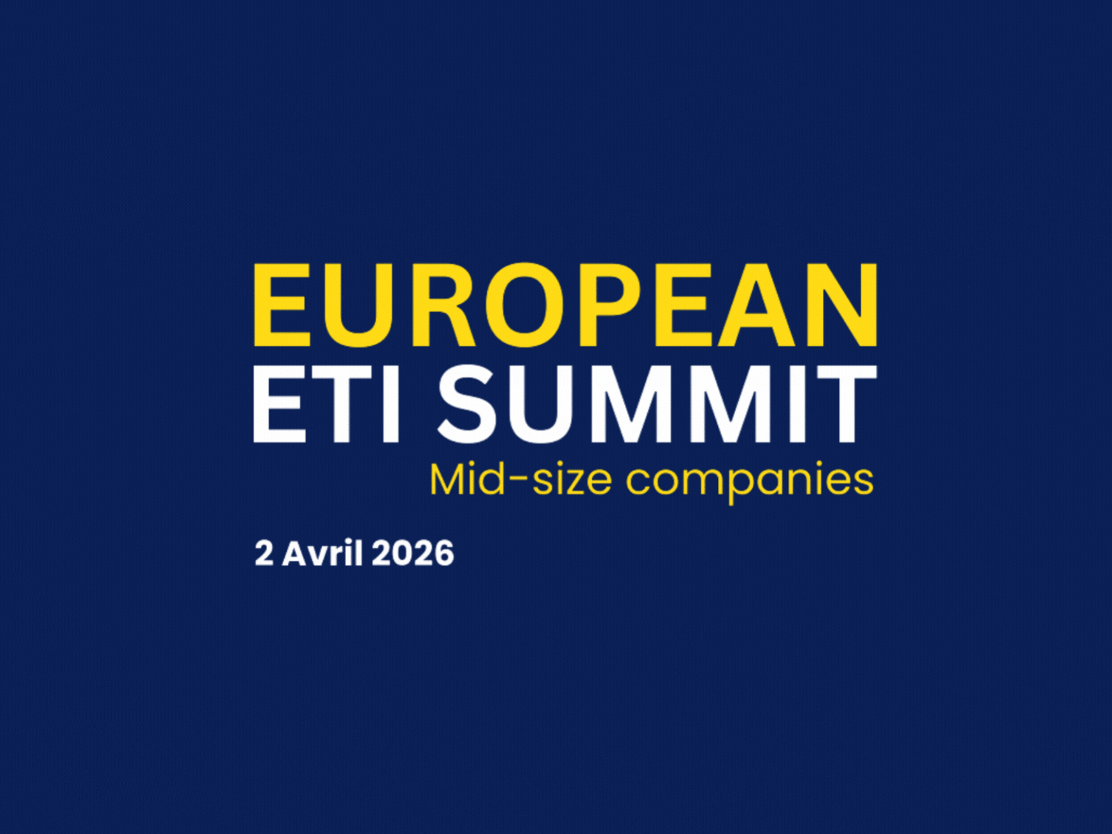 ETI Summit ETI Summit
